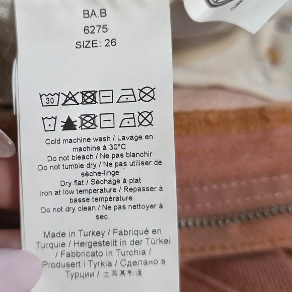 🆕️ GANNI Pink Yarn-Dyed Straight Jeans - Picture 11 of 14